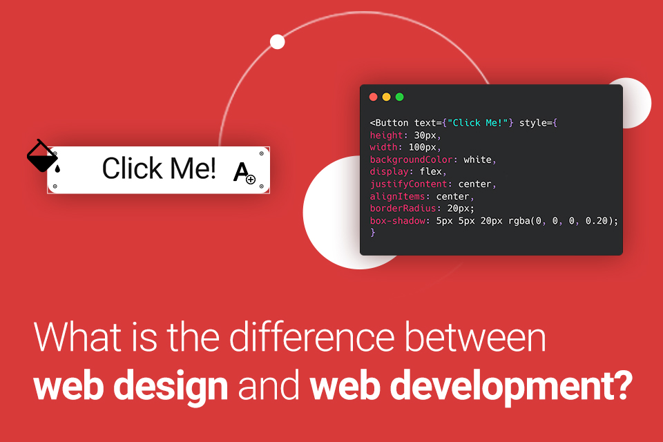 What is the difference between web design and web development?